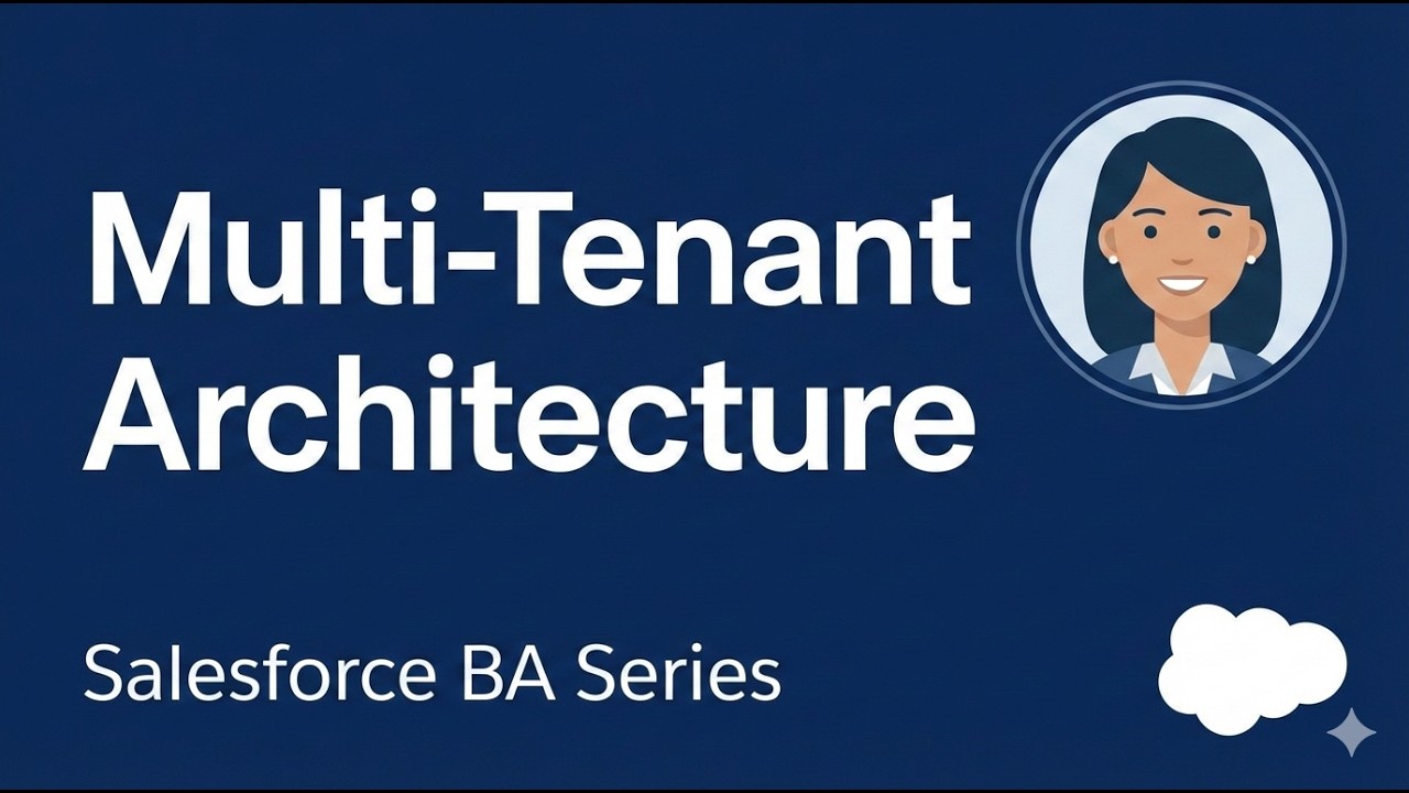 Salesforce Multi-Tenant Architecture Explained | Salesforce BA Certification Series