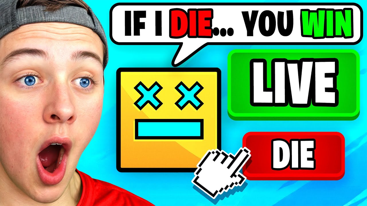 Если он УМРЁТ, я ВЫИГРАЮ… (Geometry Dash)
