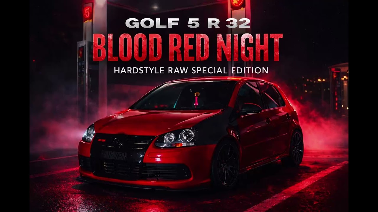 Golf 5 R32 Blood Red Night ( Hardstyle Raw Special edition )