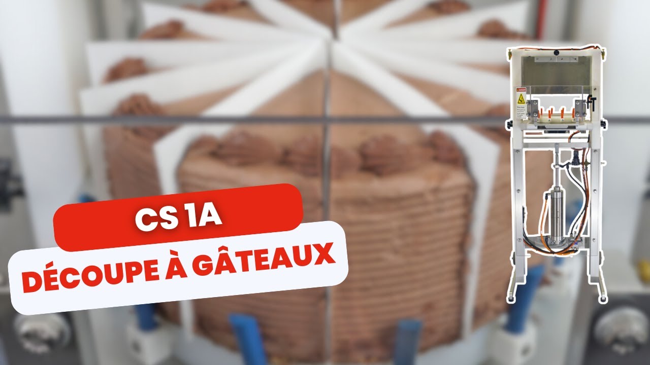 [FOCUS MACHINE 📹 ] La découpe à gâteaux CS 1A