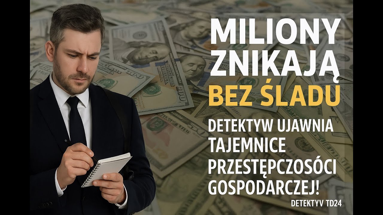 Miliony znikają bez śladu &ndash; detektyw ujawnia tajemnice przestępczości gospodarczej!. Detektyw TD24