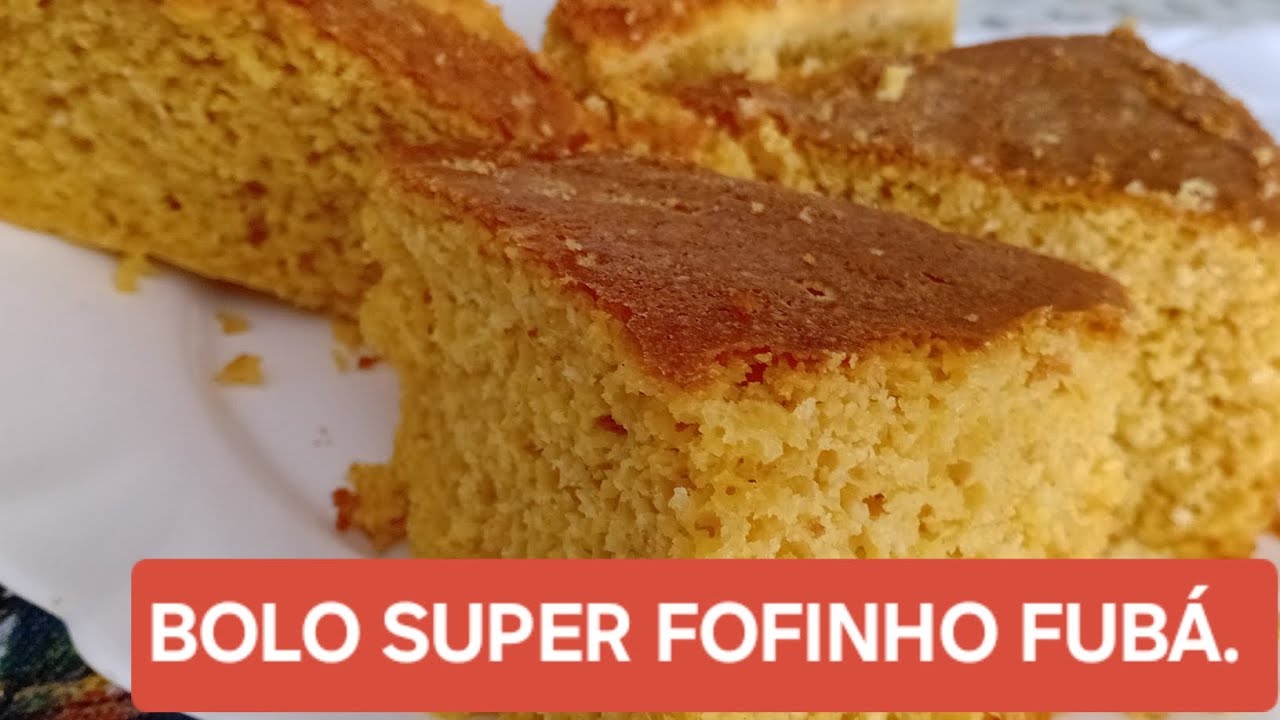 BOLO SUPER FOFINHO DE FUBÁ COM MILHO DE LATINHA...
