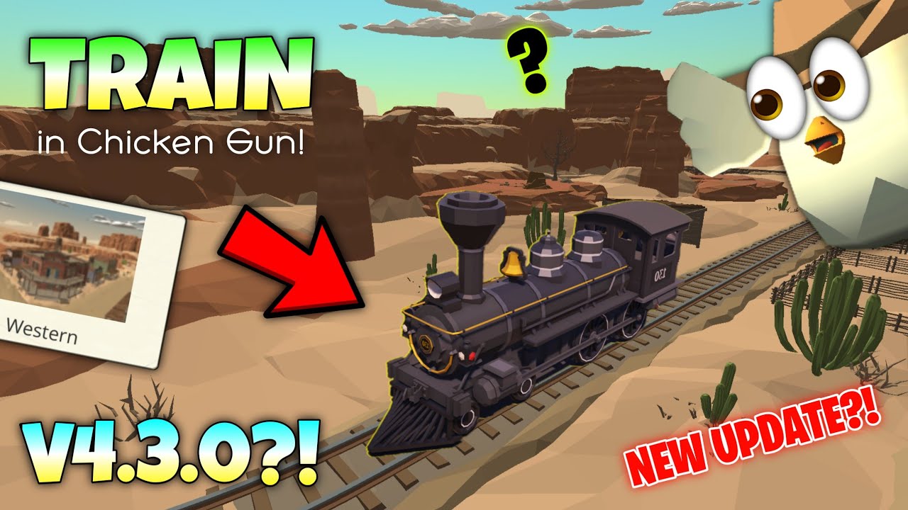🚂 TRAIN IN CHICKEN GUN NEW UPDATE V4.2.02 || ОБУЧАТЬ В ЧИКЕН ГАН V4.2.02 || AD TECH BROS ||