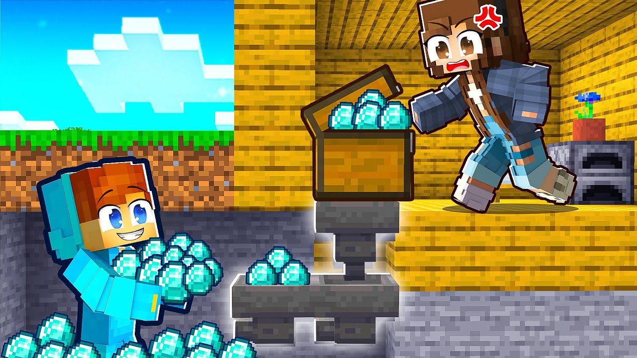 7 Sätt Att Stjäla Diamanter I Minecraft!