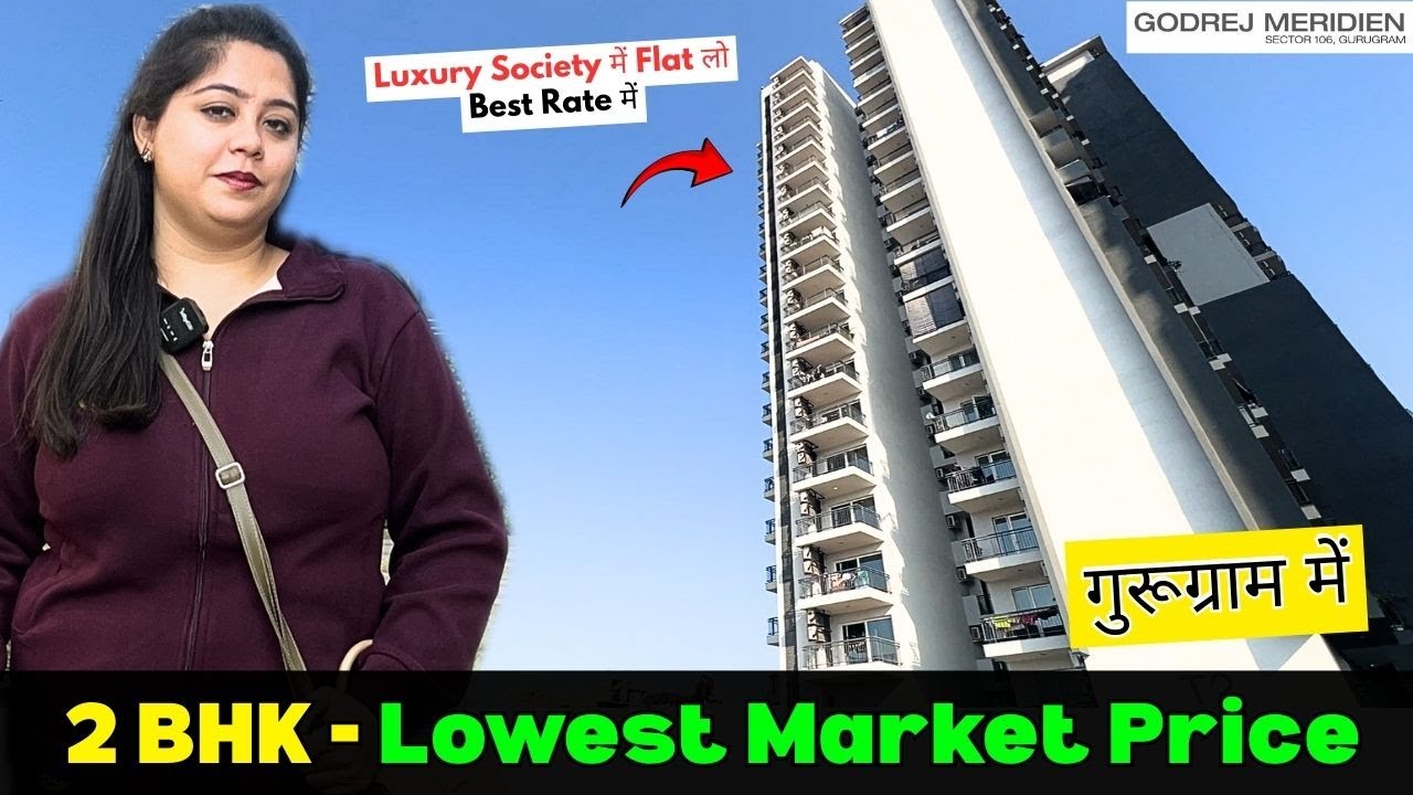 Discount Price, 1366 SqFt, 2 BHK Flats in Gurugram - Sec 106, Dwarka Expressway (Godrej Meridien)