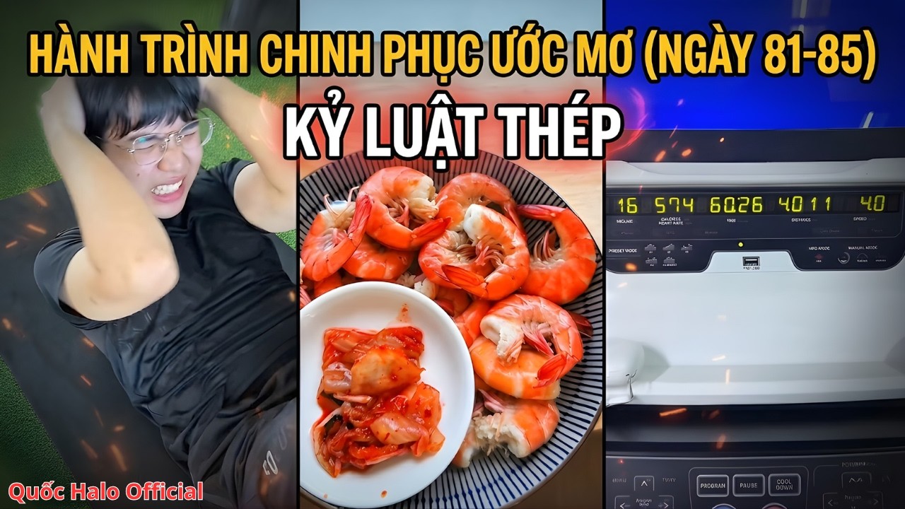 Hành Trình Chinh Phục Ước Mơ (Ngày 76-80): 5 Ngày Kỷ Luật Tập Cường Độ Cao | Quốc Halo Official
