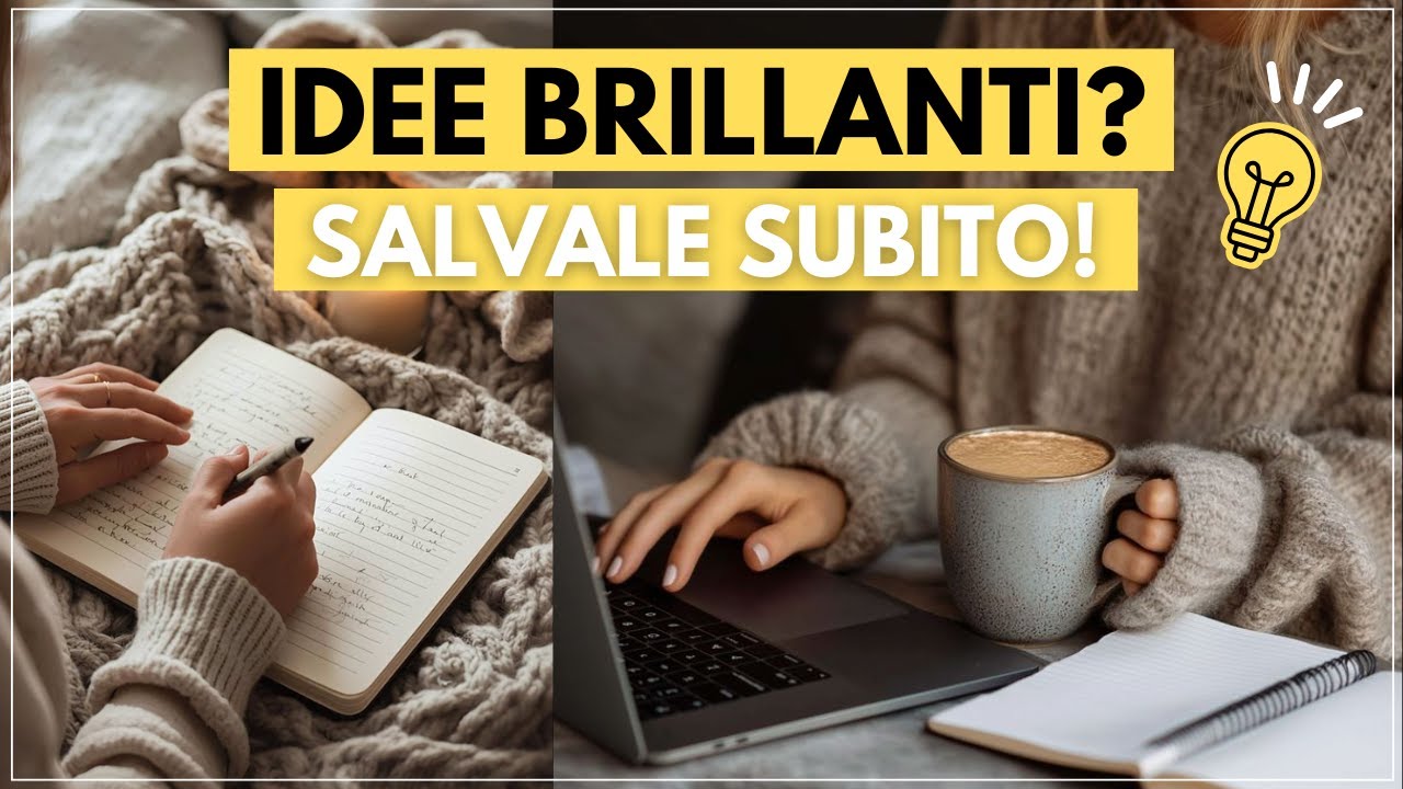 Idee geniali che spariscono? Non più, con questo sistema