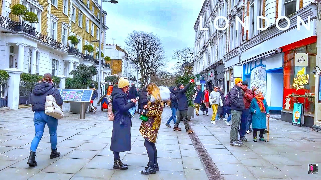 London City Walk, Walking upmarket London Chelsea, South Kensington, Knightsbridge, London Walk [4K]