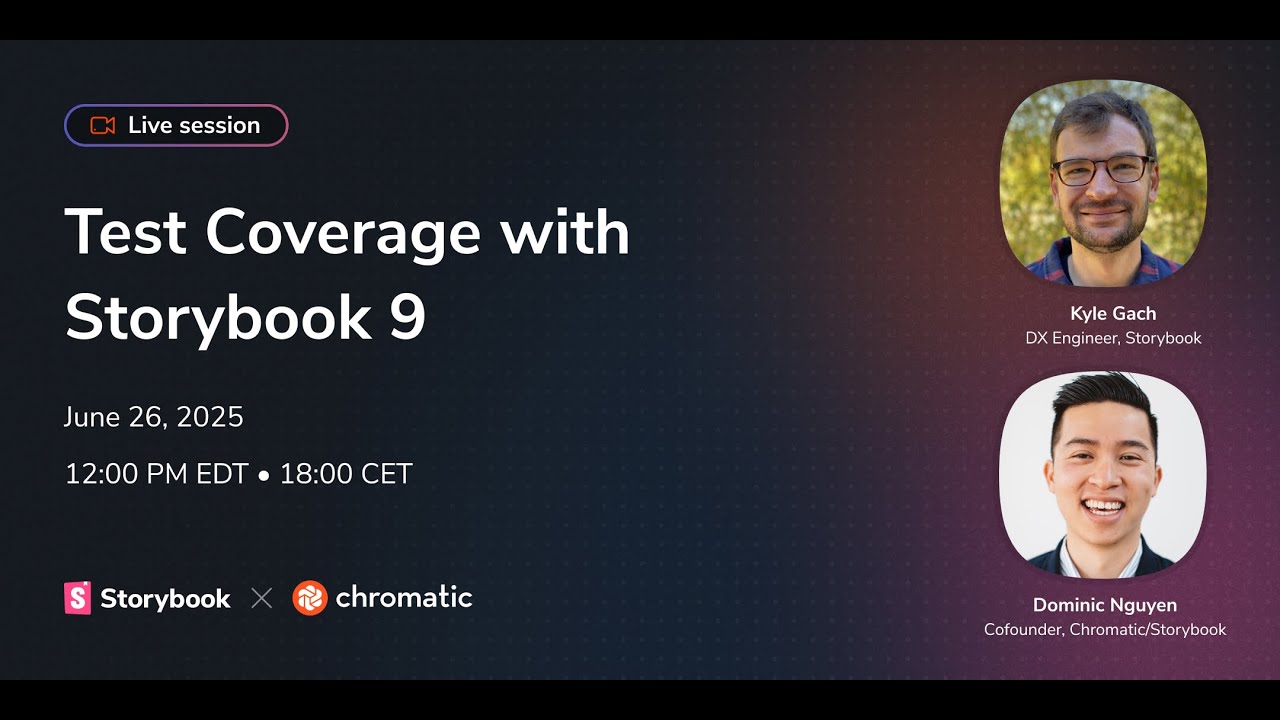 Test coverage with Storybook