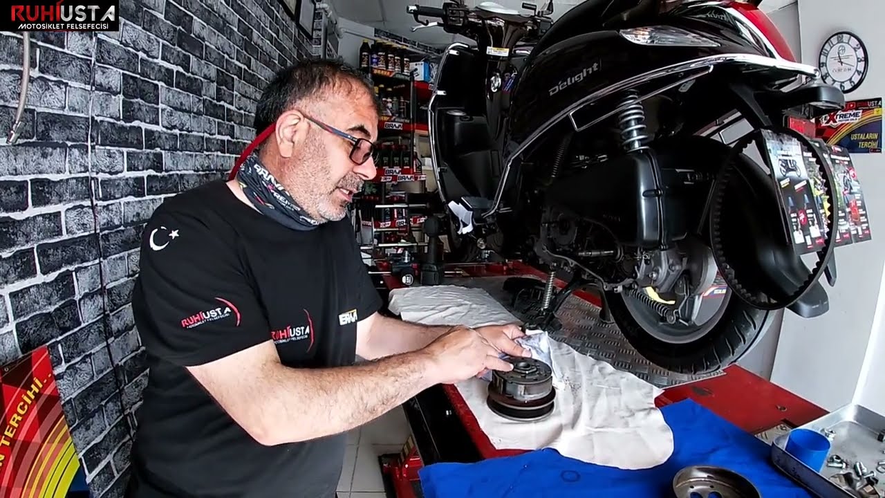 YAMAHA DELİGHT/USTA EĞİTİCİ FARKIYLA DETAYLI VARYATÖR BAKIMI EĞİTİMİ 1.bölum