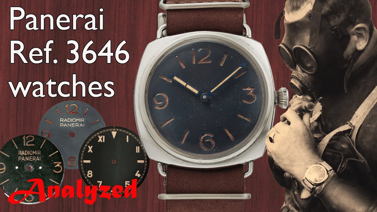 PANERAI Ref. 3646 с ROLEX. Типы немецких часов «Kampfschwimmer» времён Второй мировой войны *Проа...