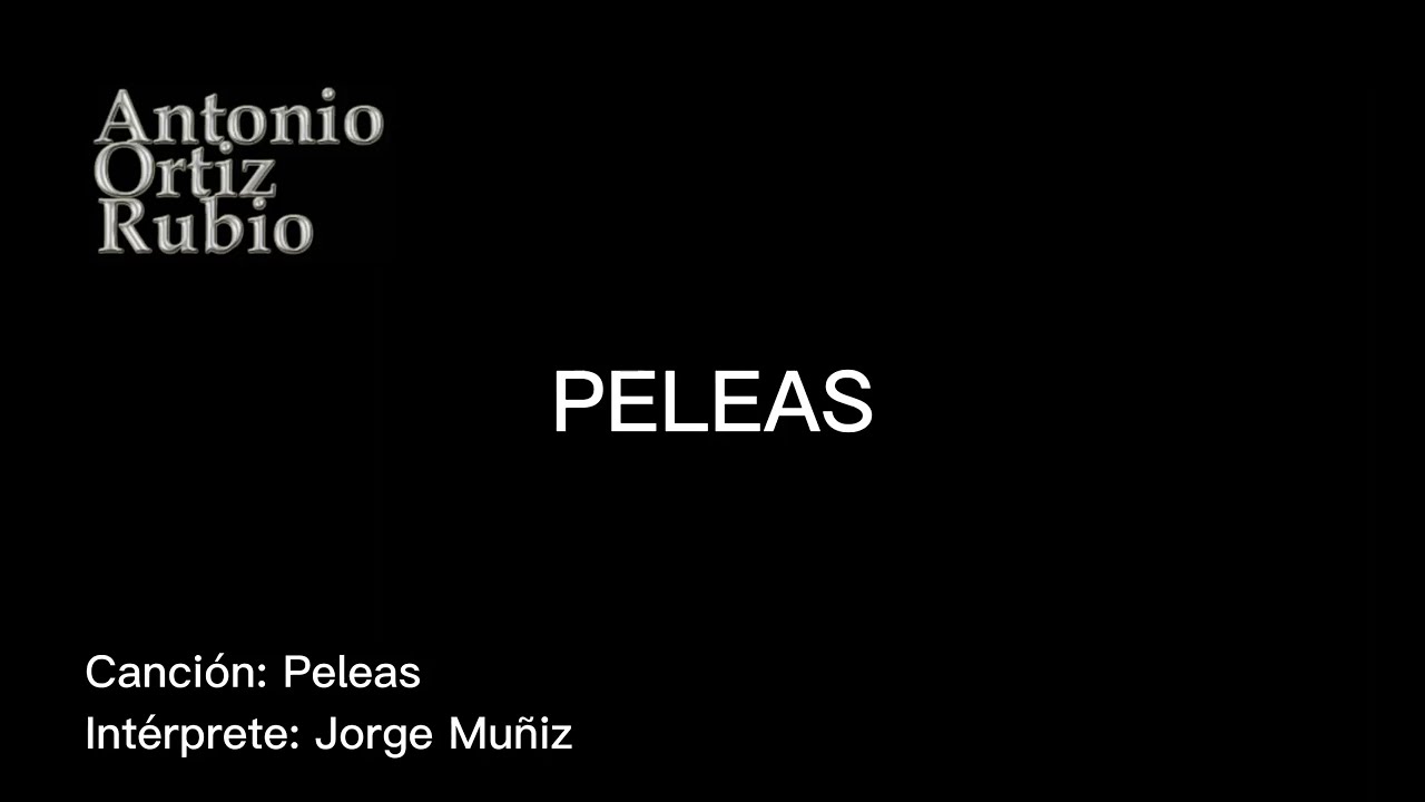 Peleas Karaoke Jorge Muñiz - CON COROS - Canta y disfruta!!