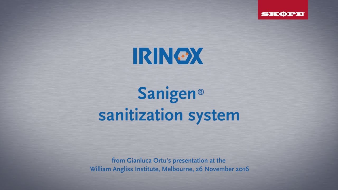 SKOPE &ndash; IRINOX Demonstration - William Angliss Institute (Chapter 10 Sanigen Sanitization System)