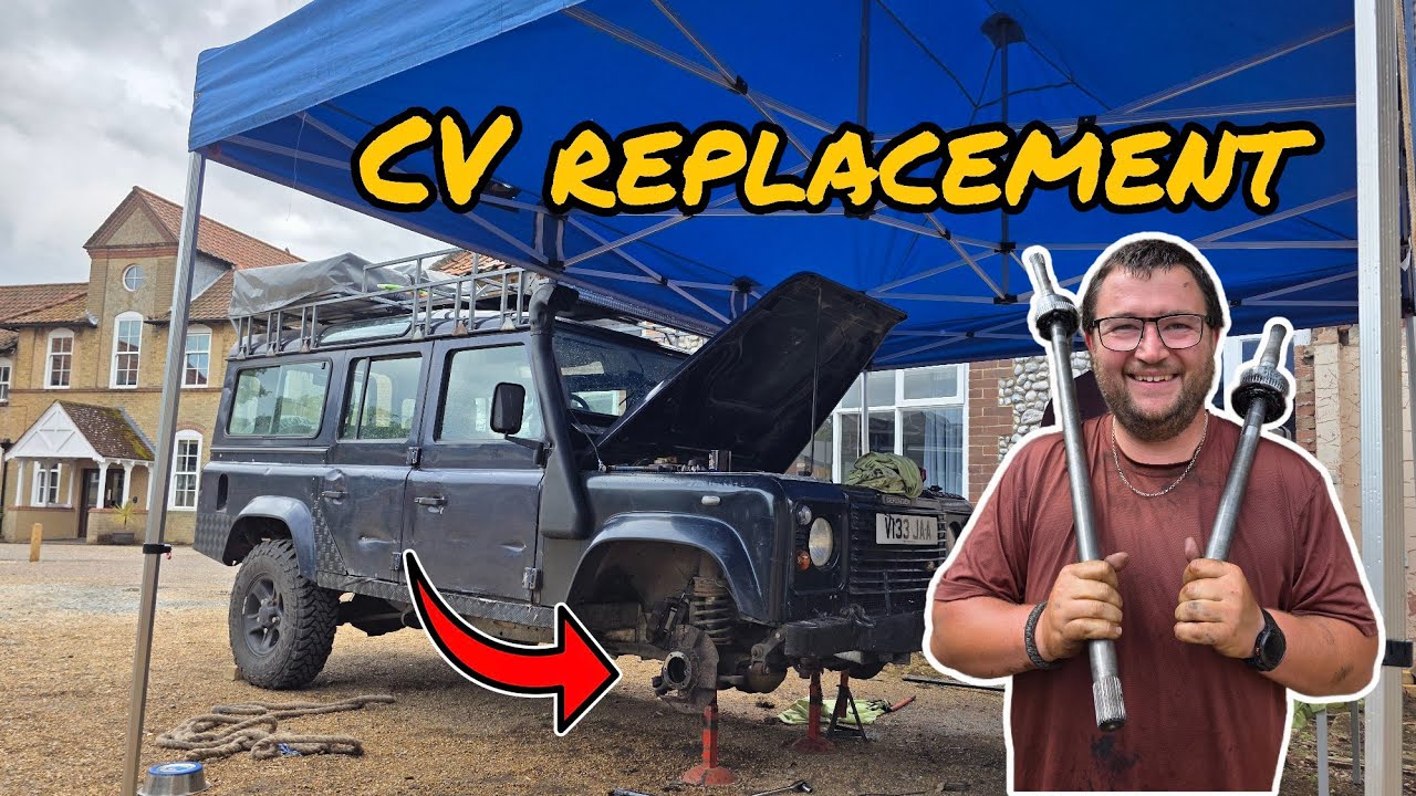 CV JOINT SURGERY ON OWEN'S DEFENDER - WHAT COULD GO WRONG !