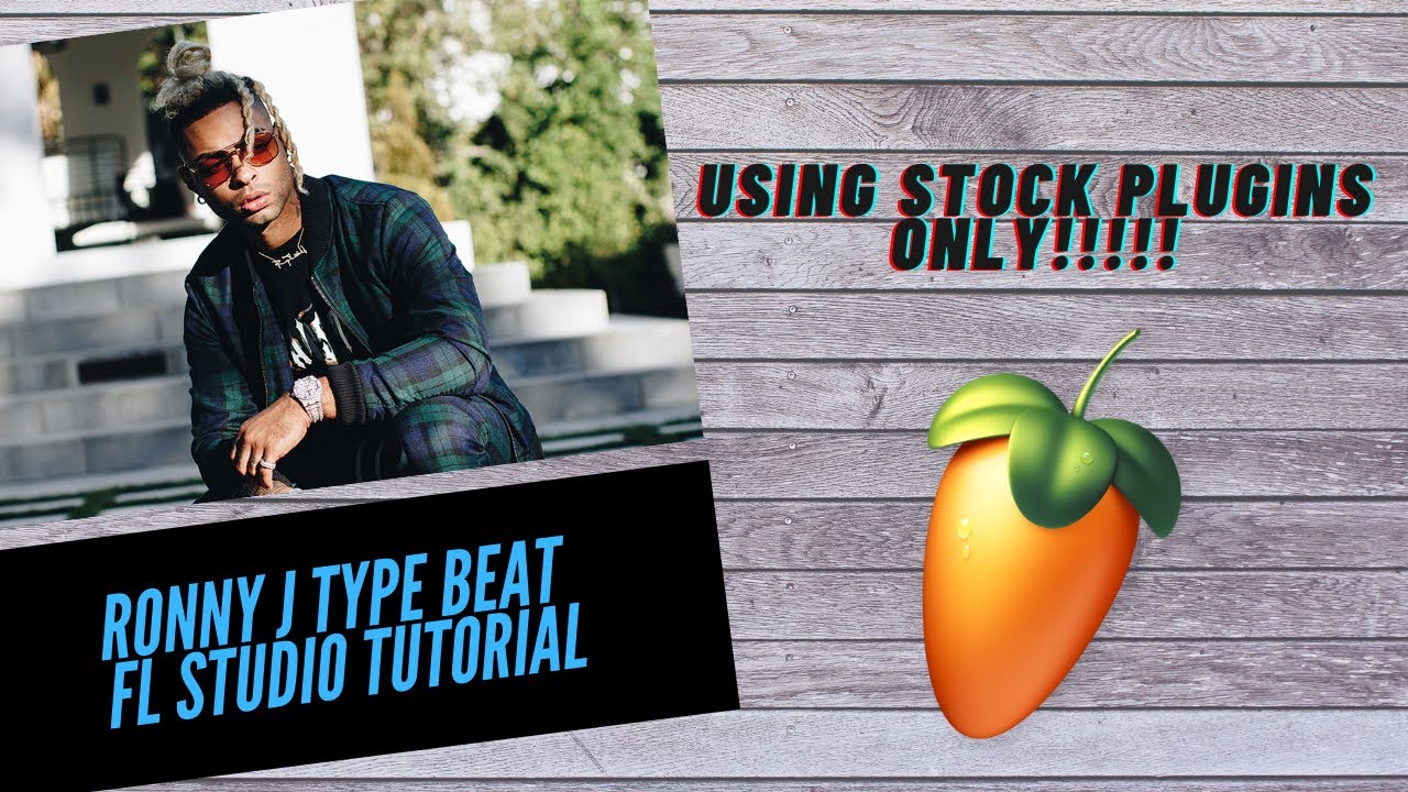 HARD 808's Ronny J Type Beat FL Studio Tutorial | *STOCK PLUGINS ONLY* From Start to Finish!
