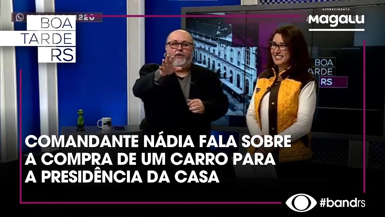 Compra de carro pela Câmara de Vereadores de Porto Alegre: Comandante Nádia ao vivo fala sobre
