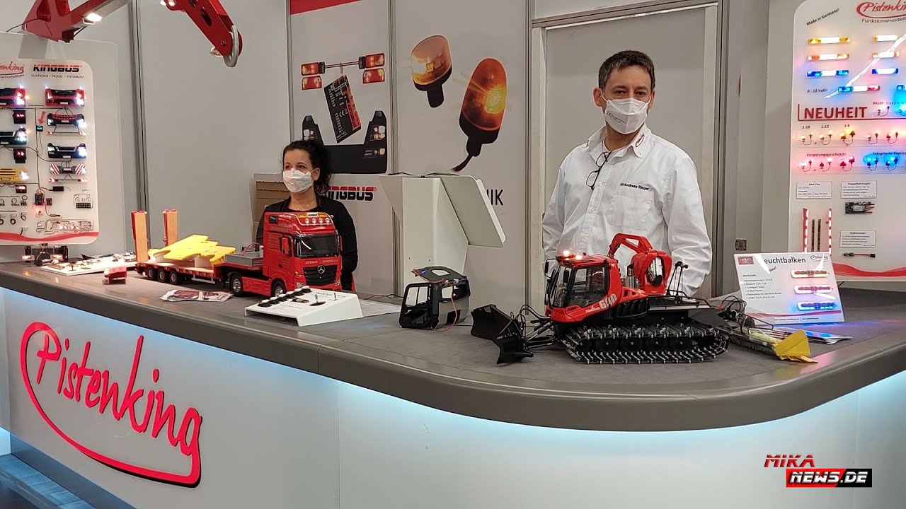 Intermodellbau Dortmund 2021 - Pistenking - Pistenraupen - Schneeschild und Zubehör