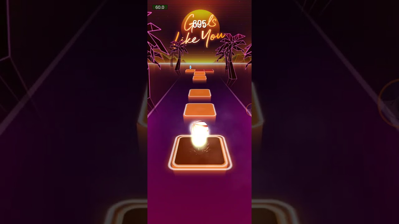 Tiles Hop 3.3.5 | Song: Girls Like You | Endless Mode 24
