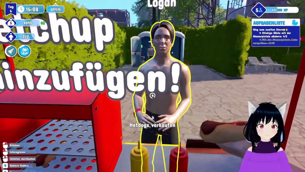Aufräumarbeiten und unser neuer Angestellter - Water Park Simulator #4
