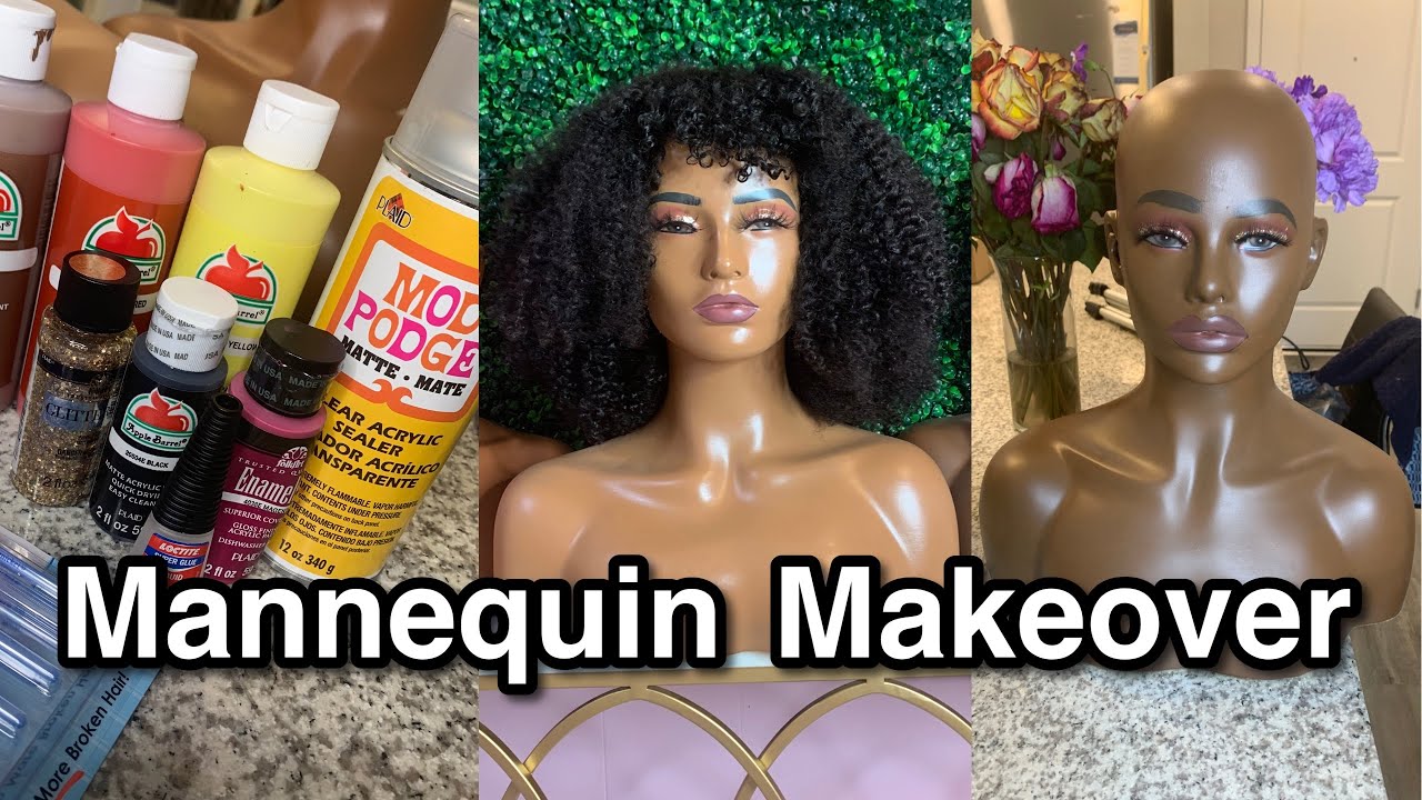 Mannequin Makeover | No Makeup| Long Lasting