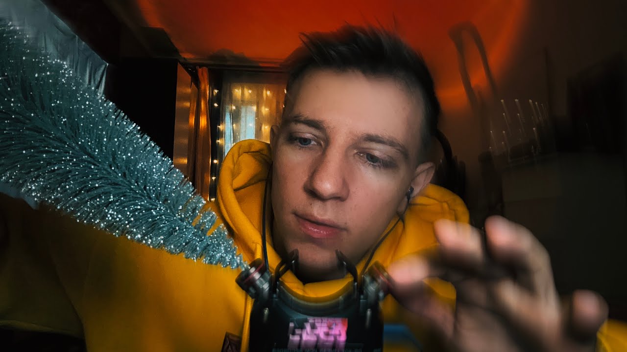АСМР ТРИГГЕРЫ ДЛЯ СНА 😴 TASCAM НОВОГОДНИЙ ✨