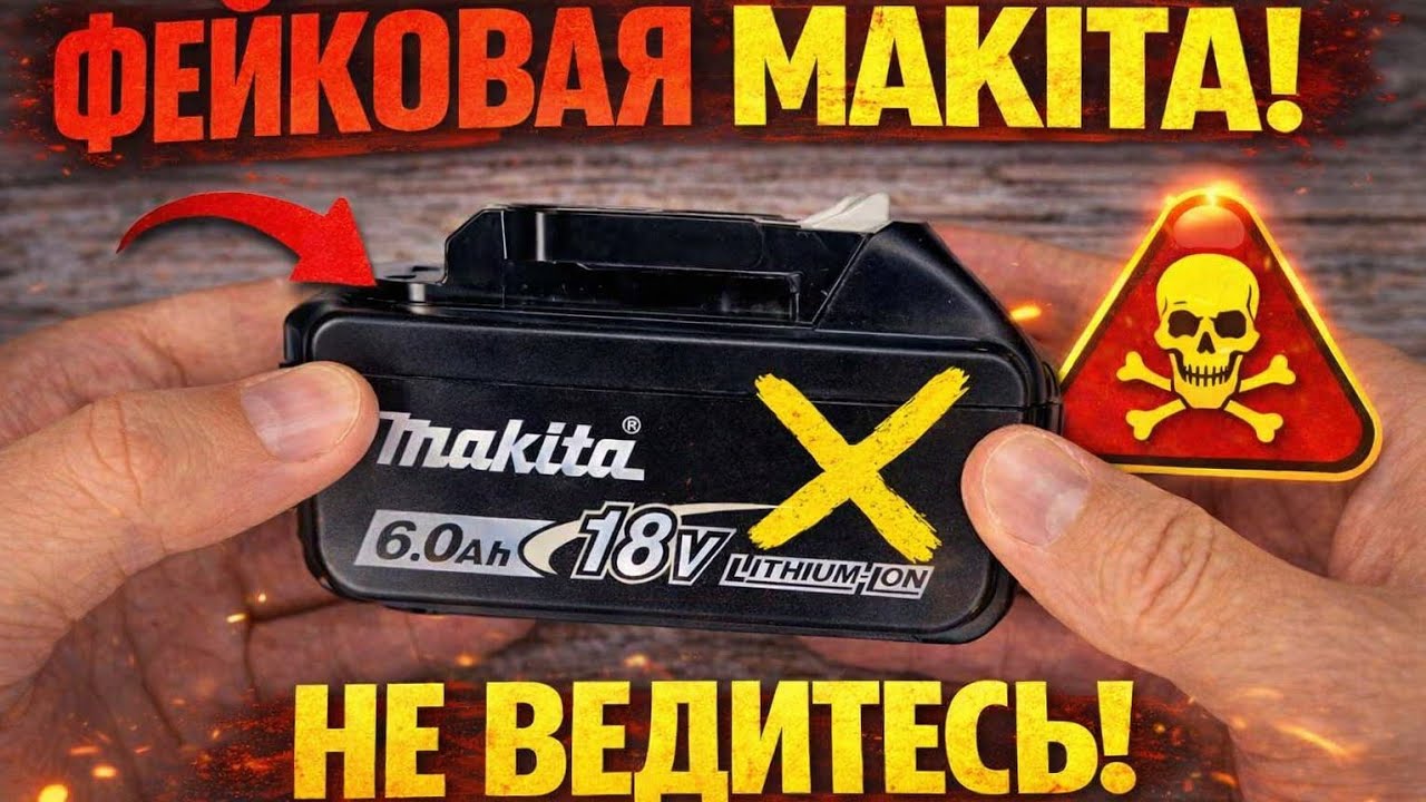 Эту подделку Makita вы НЕ отличите от оригинала!