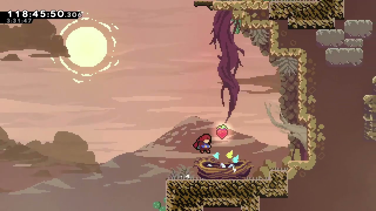 Celeste Flipside Cliffside Full Clear - Grandmaster Lobby (Strawberry Jam)