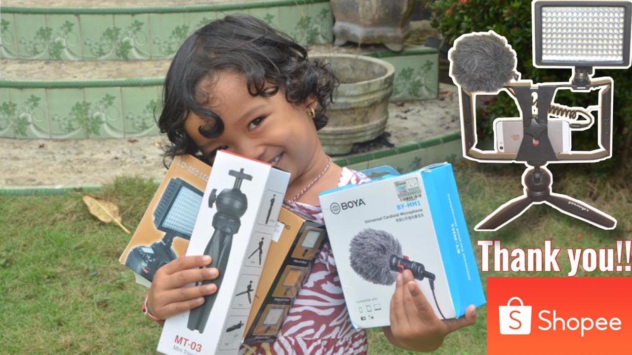 Unboxing Vlogging kit | Mic Boya + LED lights + Tripod #VloggingKit