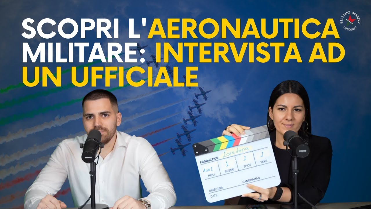 Intervista Esclusiva con un Ufficiale dell'Aeronautica Militare.