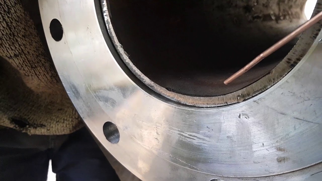🧯Сварка Фланца к 159 трубе аргоном тонкости сварки #сварка #аргон #TIG