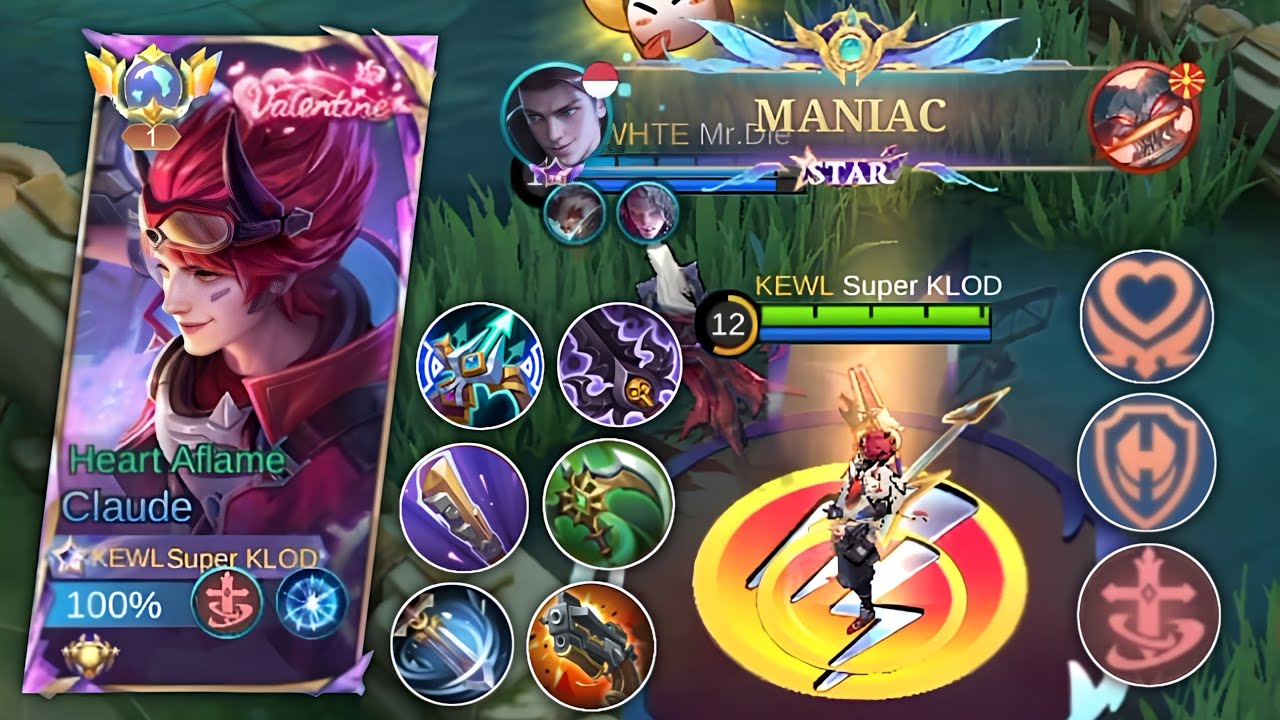 GLOBAL CLAUDE NEW BEST BUILD & EMBLEM! MUST TRY