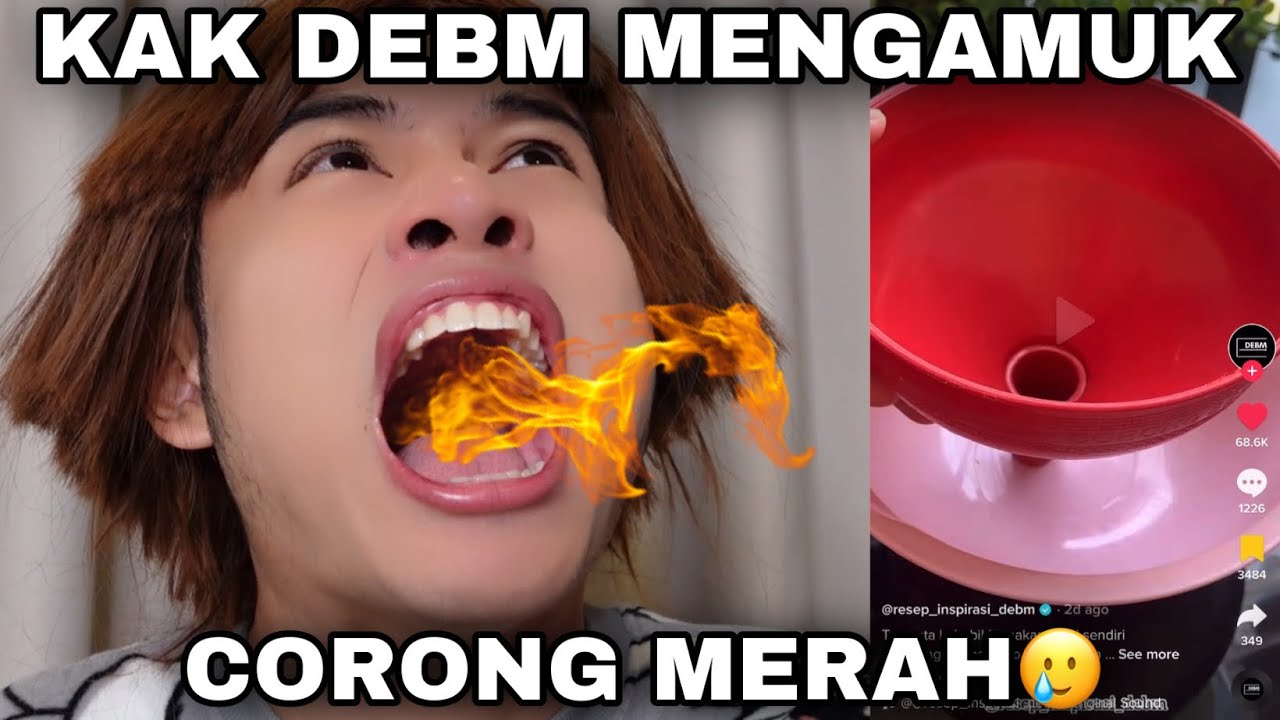 AKAK DEBM CORONG MERAH MENGAMUK😭| HABIS ADIK BERADIK CORONG DIA BAWAK❗️