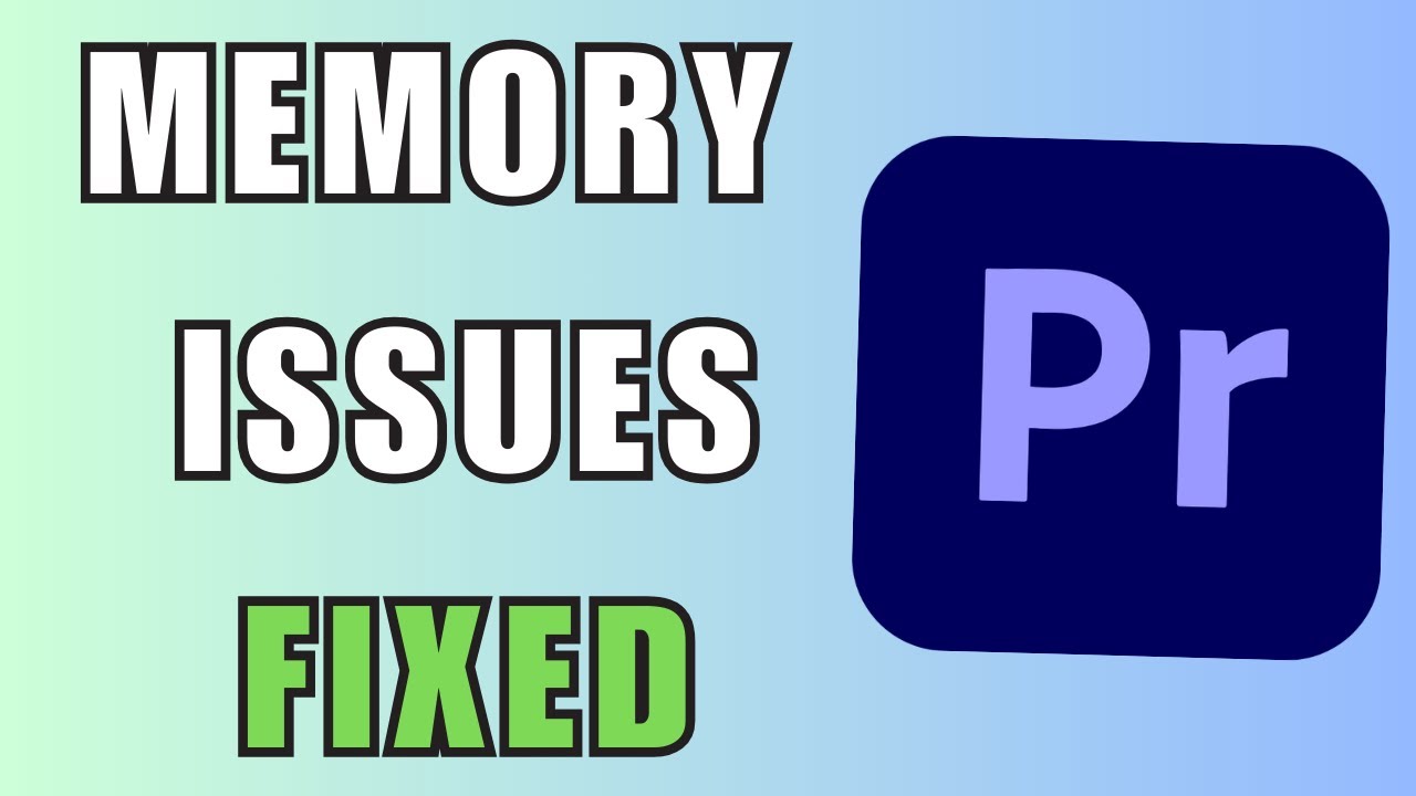 Как решить проблемы нехватки памяти в Adobe Premiere Pro