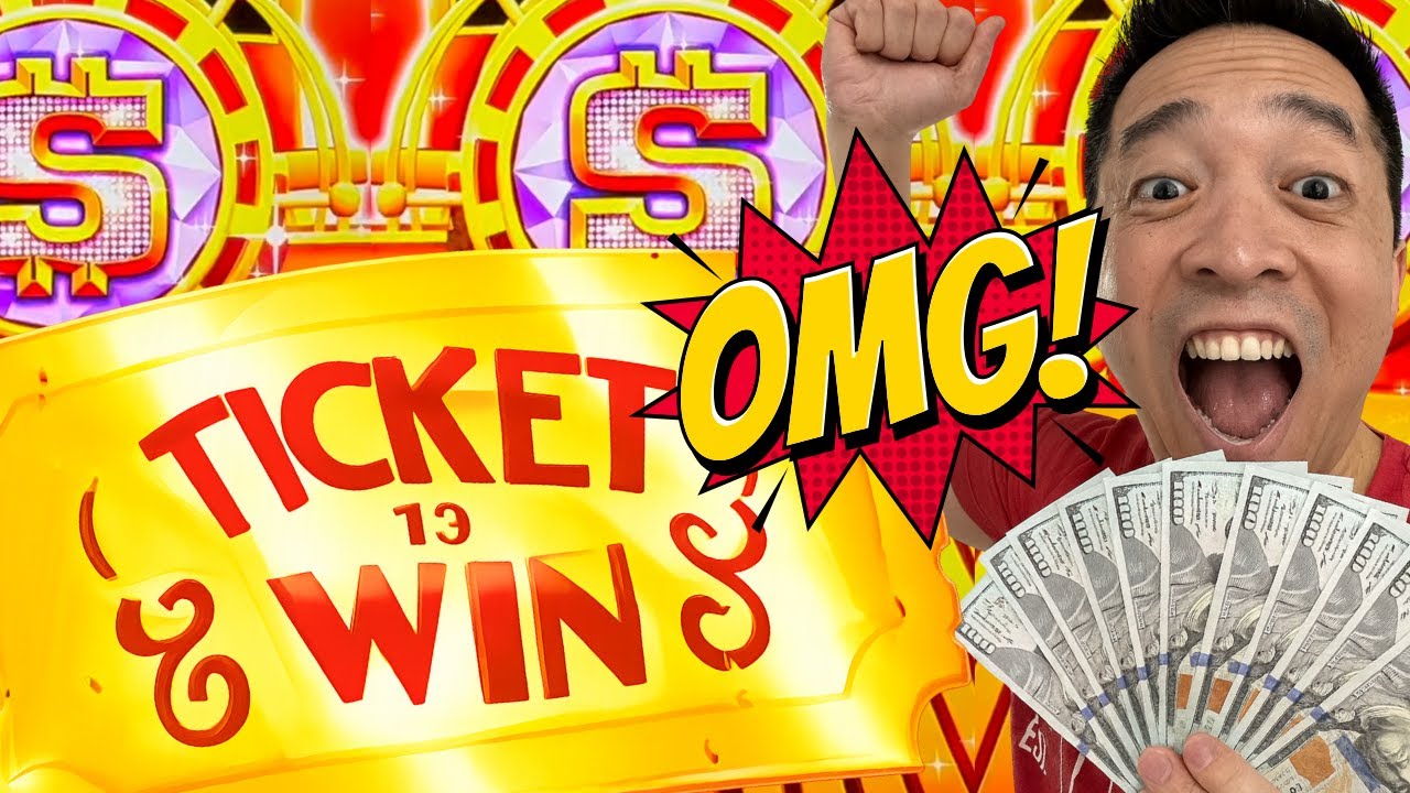 I GOT THE GOLDEN TICKET!! AMAZING BONUS RUN! 🚂 TICKET TO WIN Slot Machine (LIGHT & WONDER)
