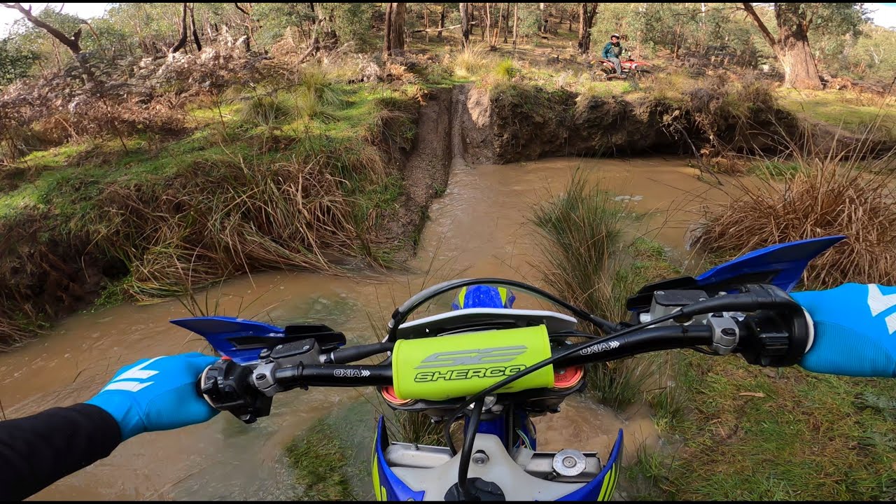 First ride with the S3 Hard Rock pegs on the 2022 Sherco 300 SE Factory