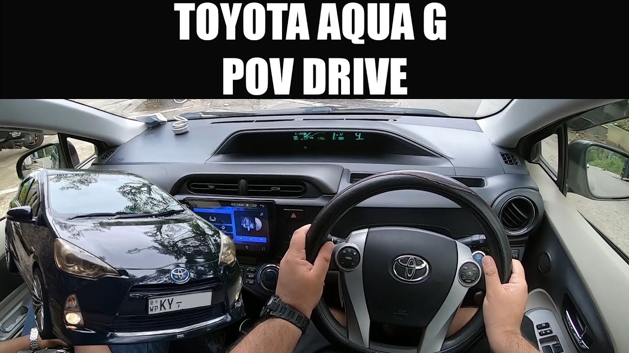 Toyota Aqua G (Prius C) POV Drive