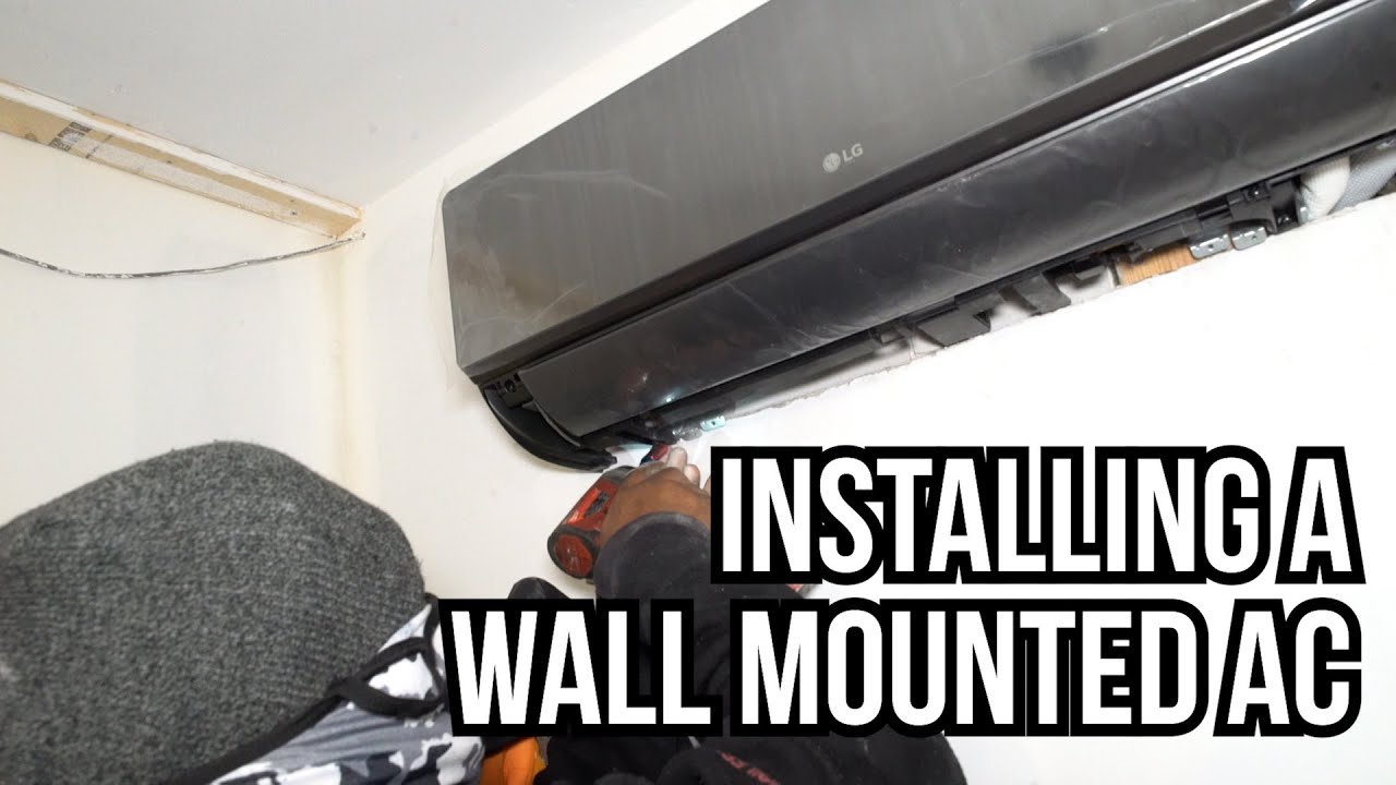 LG Art Cool Mirror Wall Mounted 2-Zone System Air Conditioner Install