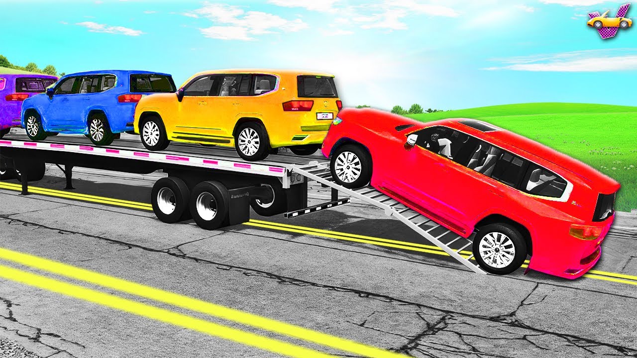 Cars and Trucks vs Speed Bumps – Satisfying Crash Physics (BeamNG.Drive) 🔥💥