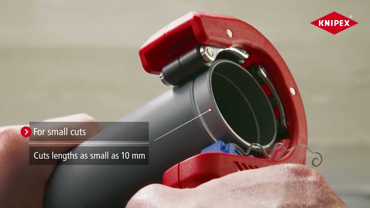 KNIPEX DP50 Csővágó műanyag csövekhez - 90 23 01 ENG