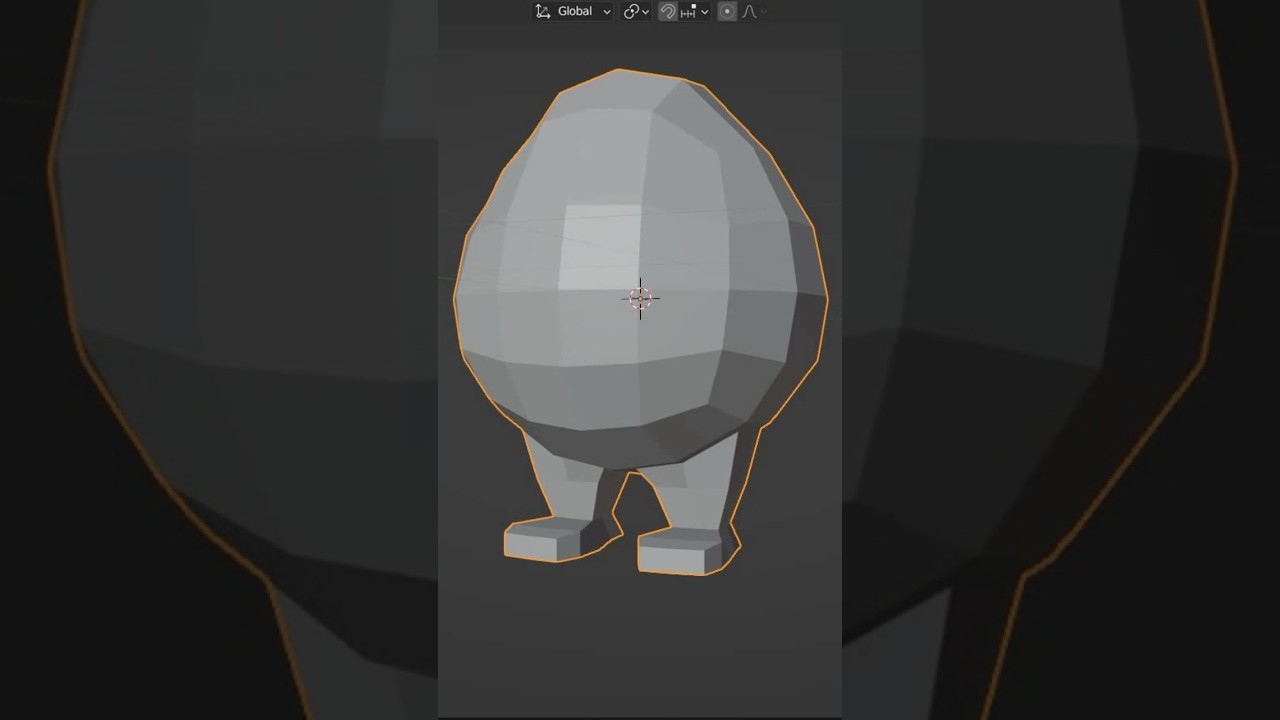 Modelling a Low Poly Pokemon in Blender #blender #blendertutorial #blender3d #lowpoly #pokemon