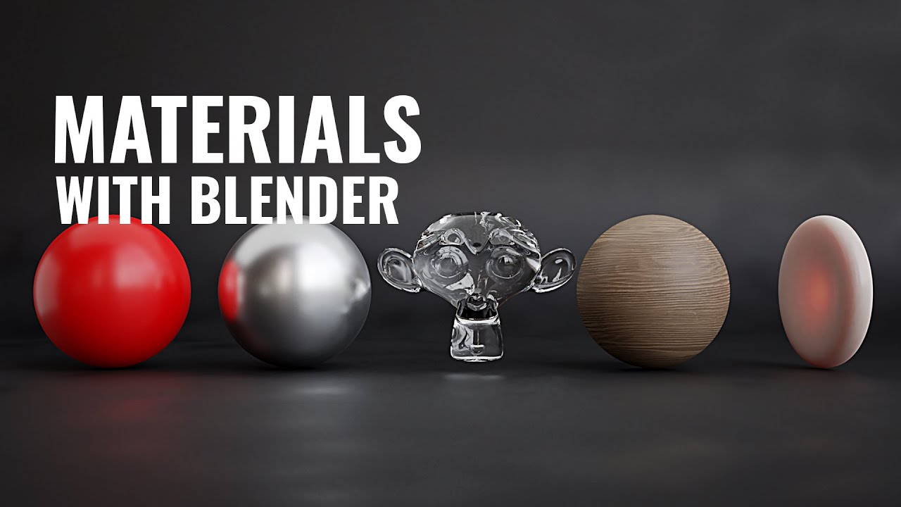 Intro to materials with Blender using the Principled Shader