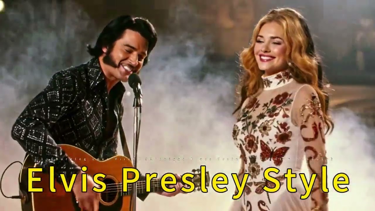 456.Elvis Presley style1.《Burning Love Fire》2《Midnight Blues Train》3. 《Gentle Goodbye》