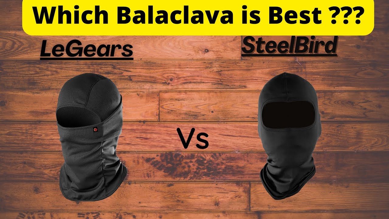 Best Balaclava for Bikers - LeGear Vs Steelbird. Which one is best ?? Full review video.