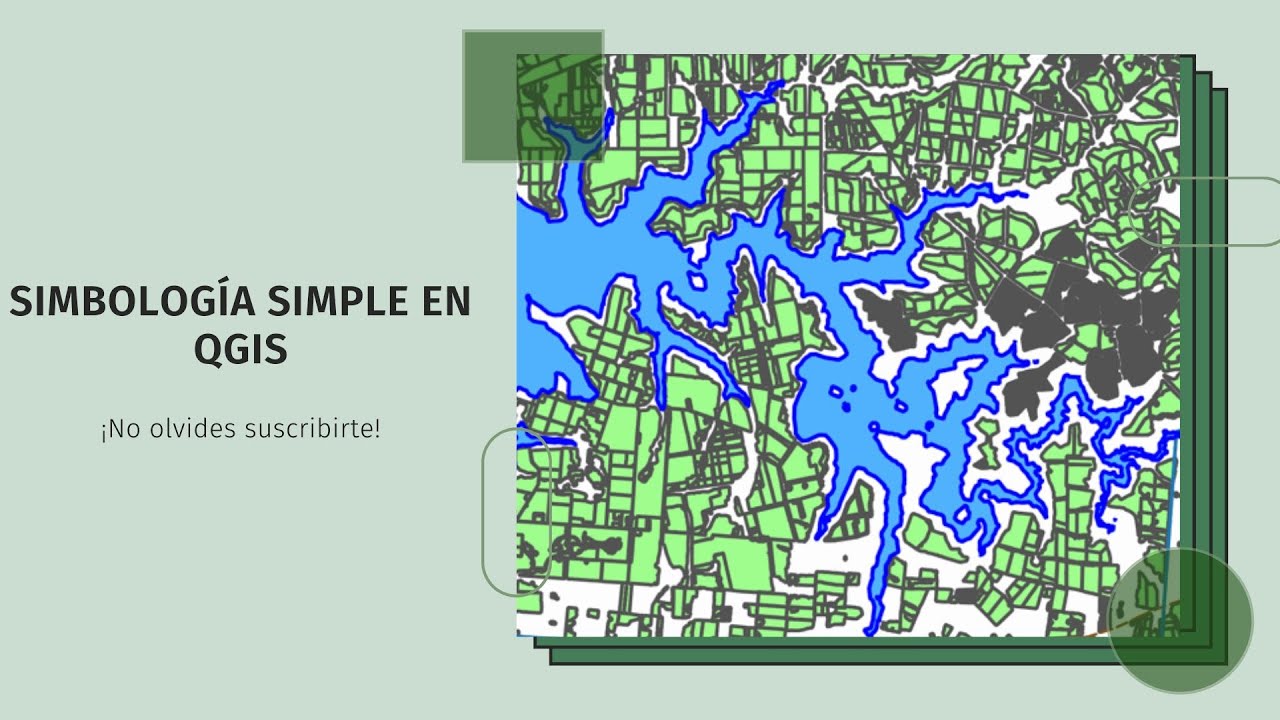 Simbología simple de capas vectoriales en QGIS