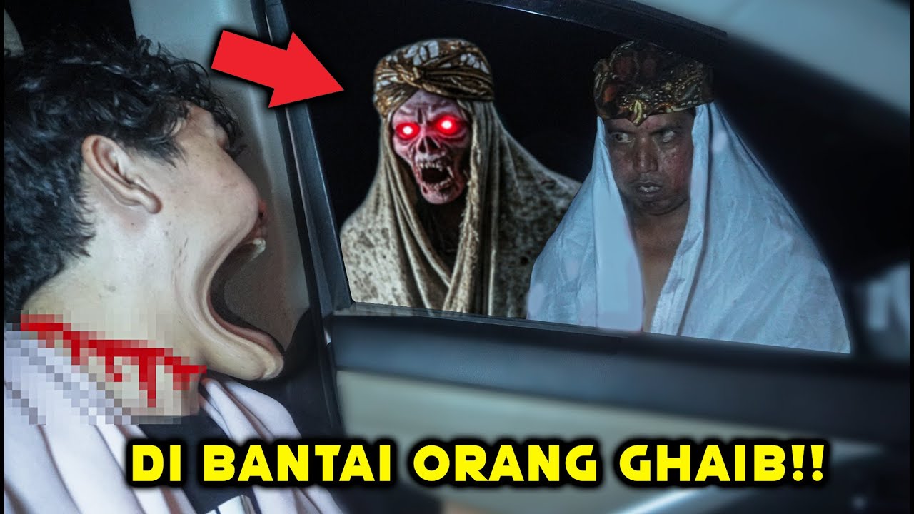 TEROR BRUTAL MOBIL BANJIR D4RAH! DI BANTAI ORANG MISTERIUS!! Part 31