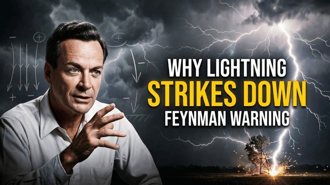 Why LIGHTNING Strikes the Ground &mdash; Feynman&rsquo;s Electric Warning