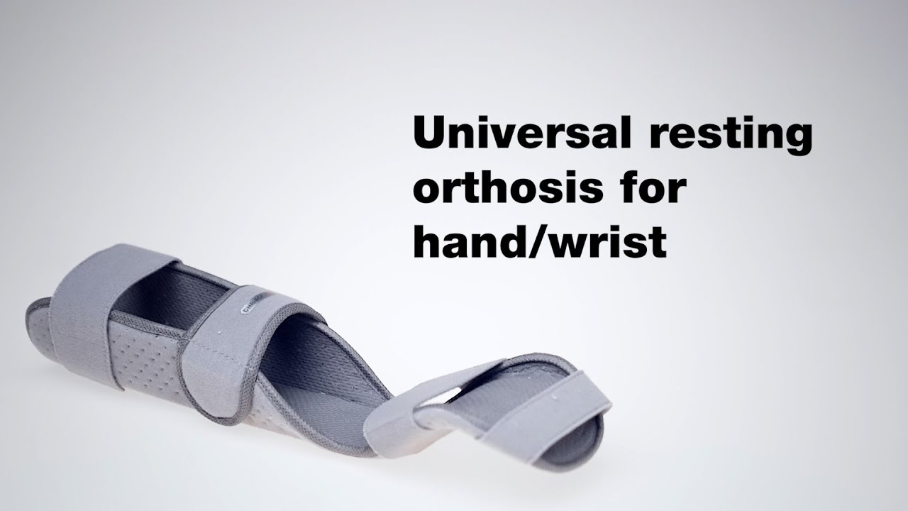 Chrisofix&reg; Universal resting orthosis for hand & wrist (tenosynovitis)