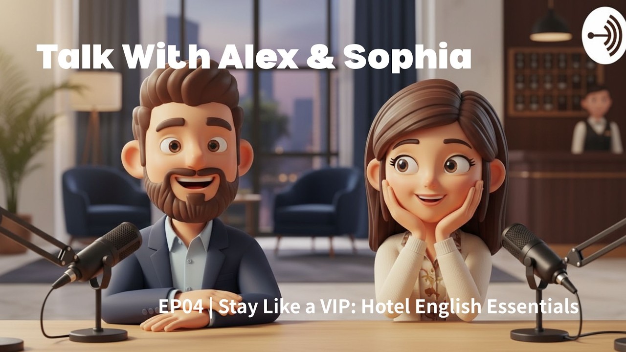 Stay Like a VIP: Hotel English Essentials! (EP04) | Talk With Alex & Sophia