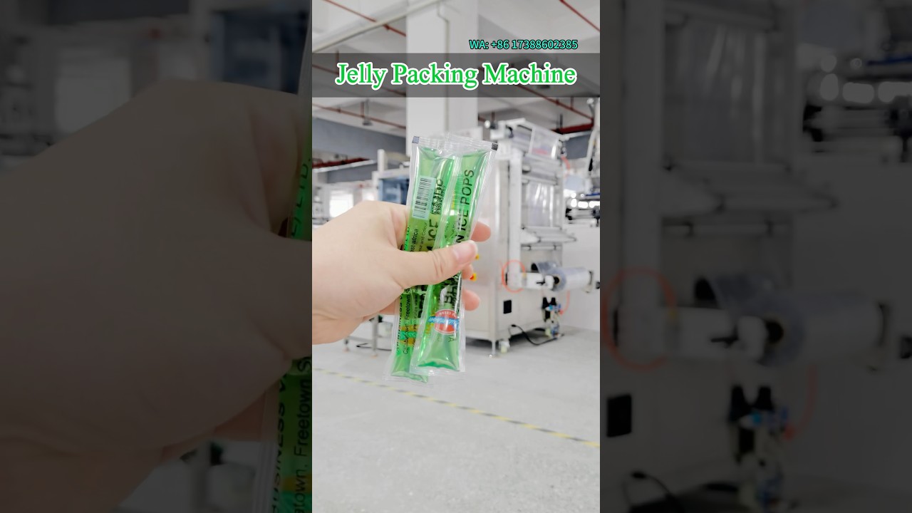 Jelly Packing Machine, Ice Pop Packaging Machine, Ice Candy Packing Machine #packingmachine