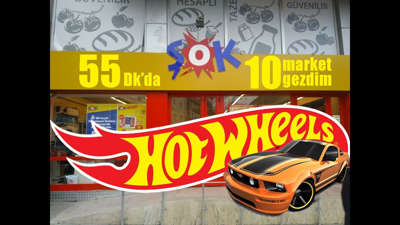 Hot Wheels Arabalar | 55 dakikada 10 market gezdim | Araba Avı #2